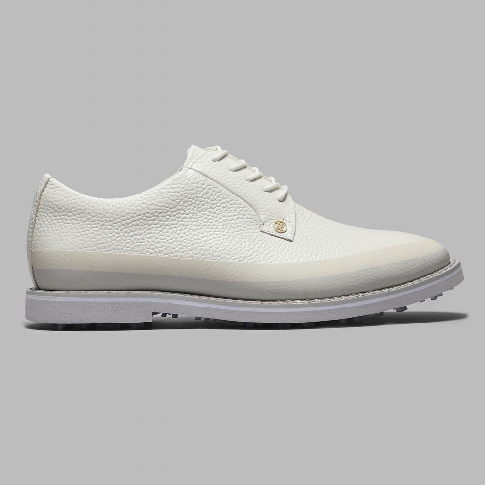 G/Fore Mens Gallivanter Tuxedo Stripe Golf Shoes Snow Nimbus Size 9.5 NWB No Lid